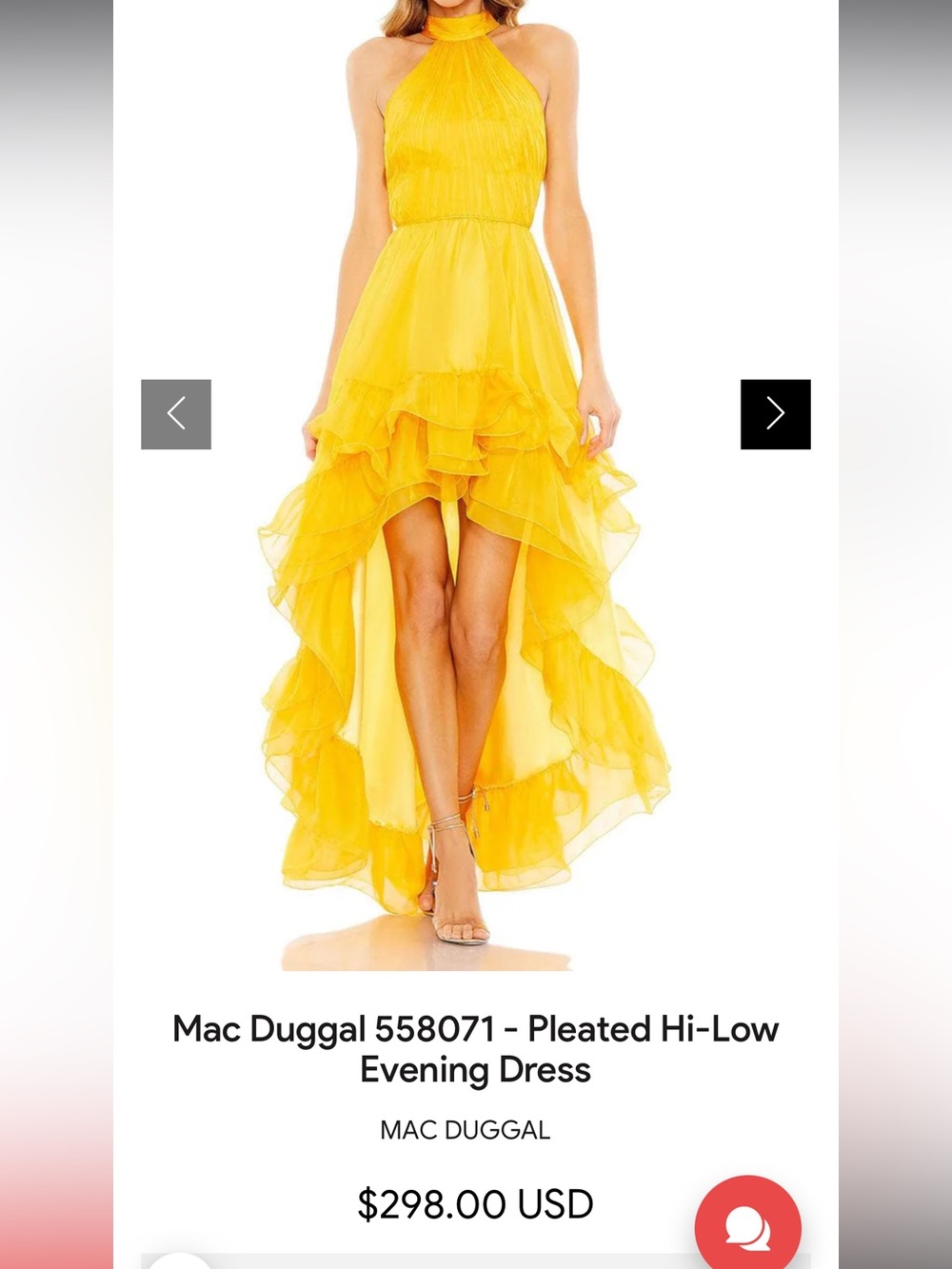 Mac Duggal - broken zipper 💛